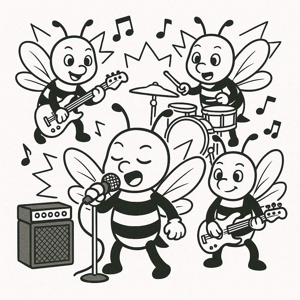 A Banda das Abelhas em Ação
