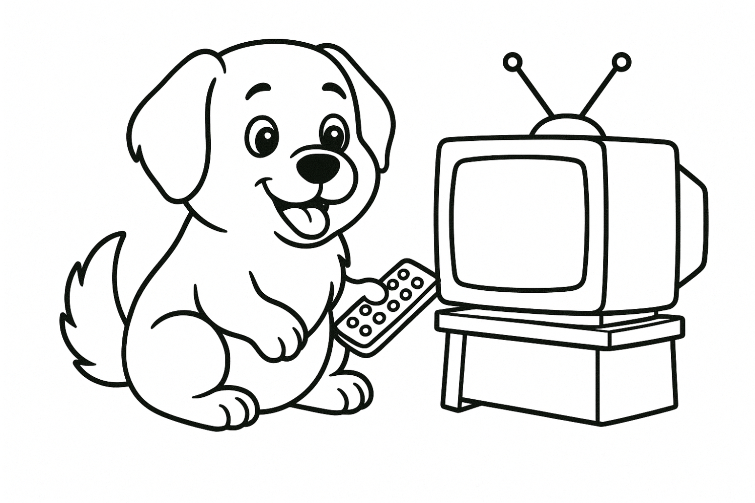 A Hora da TV do Cachorrinho Encantador