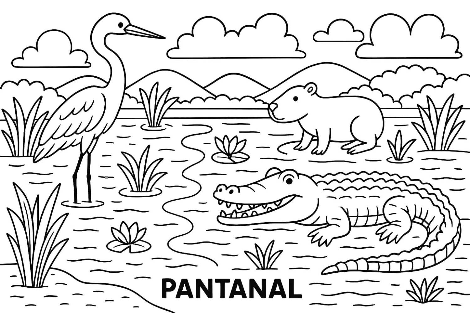 A Vida Selvagem do Pantanal
