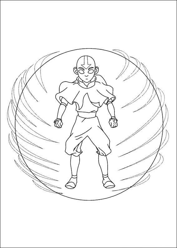 Aang em Ação: O Avatar em Harmonia com os Elementos