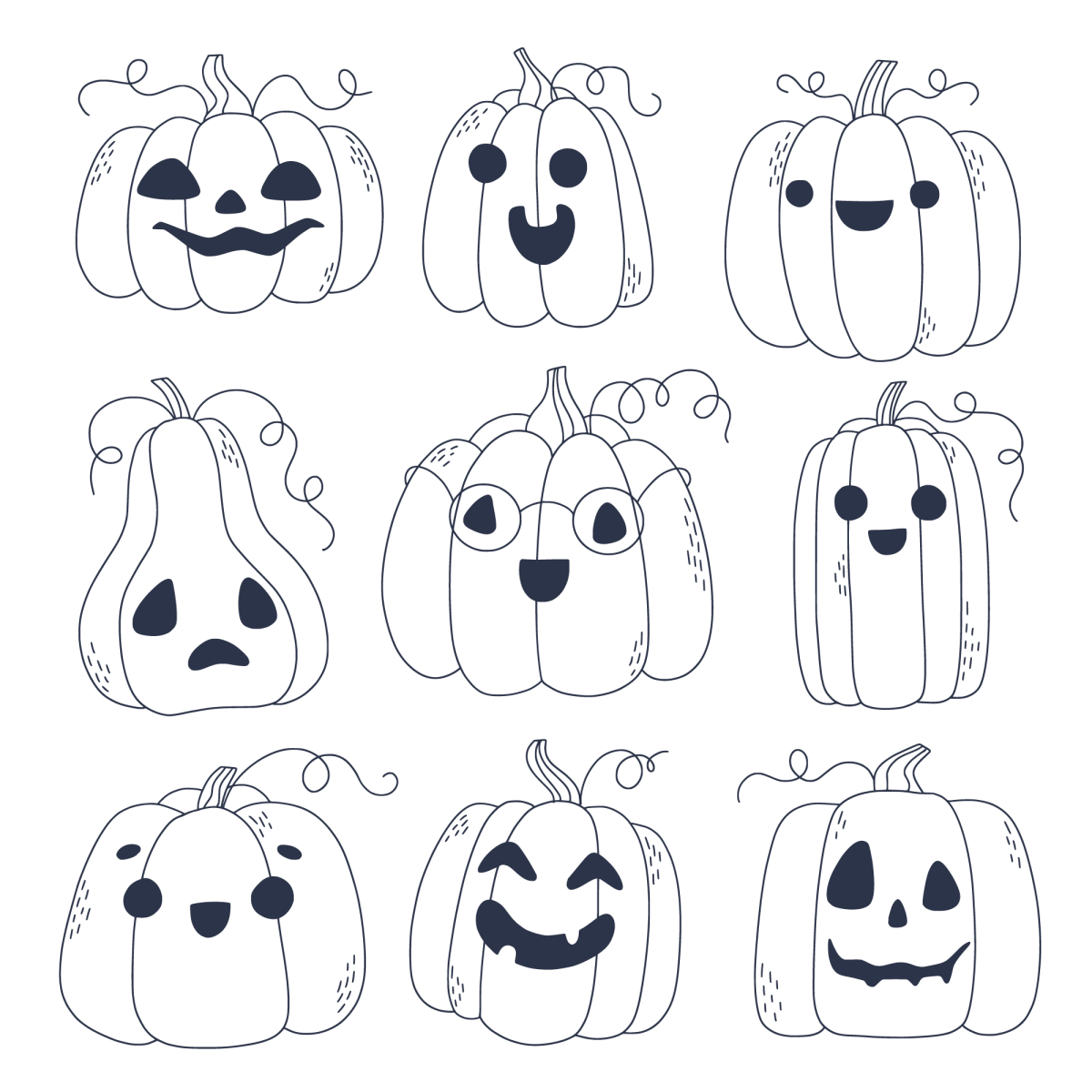 Abóboras Encantadas de Halloween