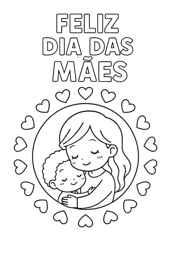 Abraço Amoroso no Dia das Mães