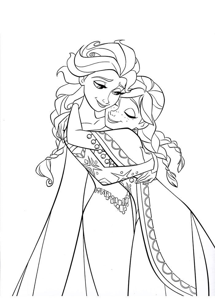 O Abraço Encantado de Elsa e Anna