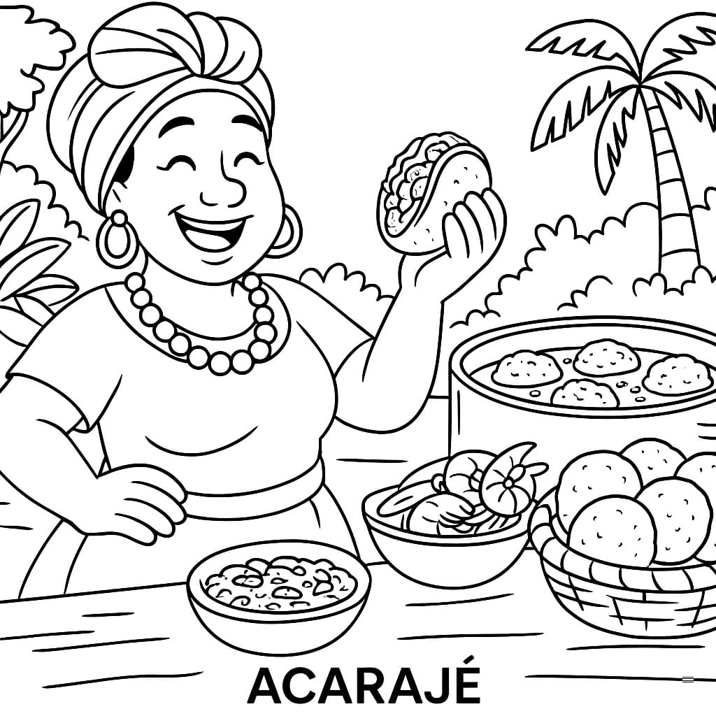 Acarajé Delicioso com Toques Tropicais
