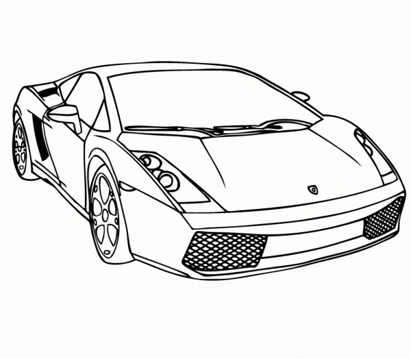 Acelere com Estilo: Lamborghini para Colorir
