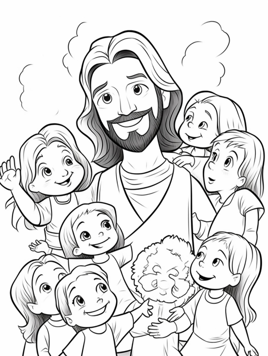 Aconchego Divino: Jesus e as Crianças