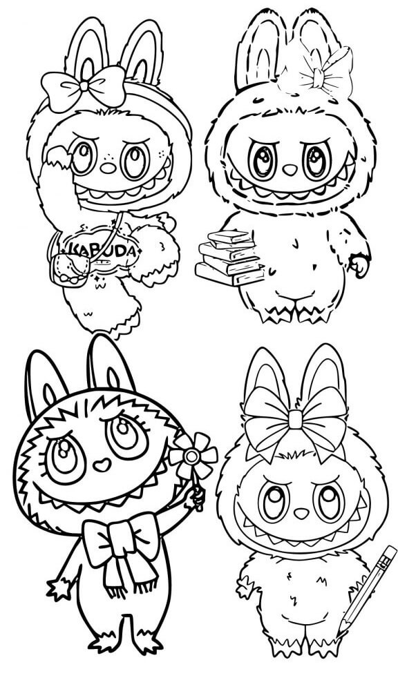 Adoráveis Criaturas Prontas para Colorir
