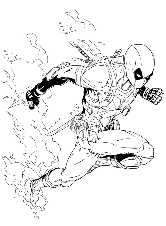 A Agilidade de Deadpool em Ação