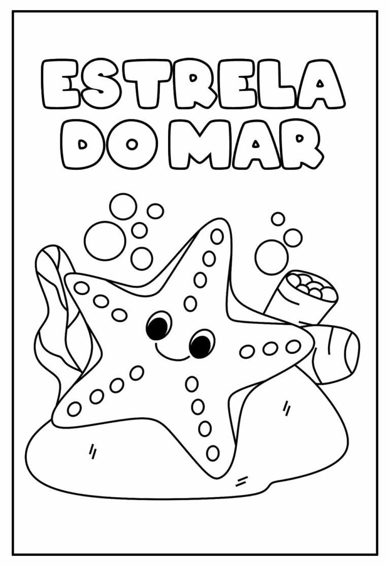 Alegre Estrela do Mar no Fundo do Oceano