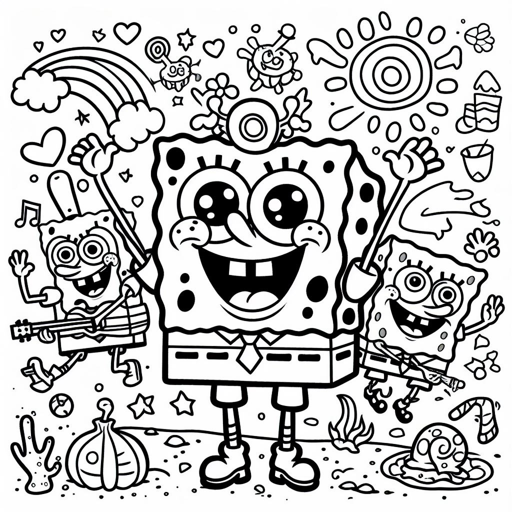 Alegria Subaquática com Bob Esponja