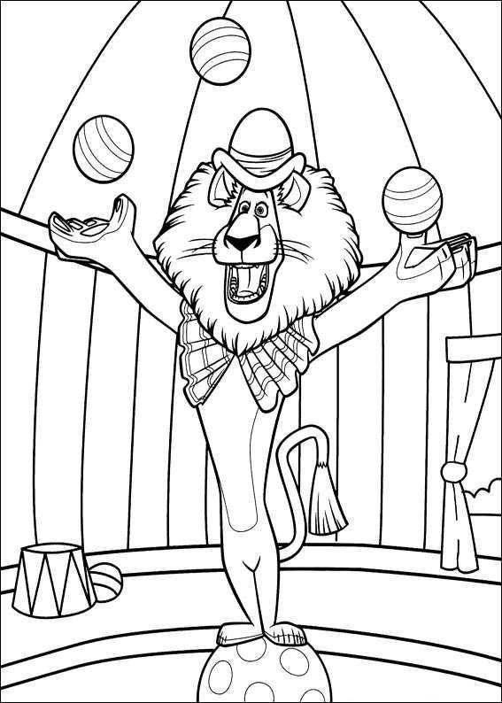 Alex no Circo: Um Espetáculo de Madagascar