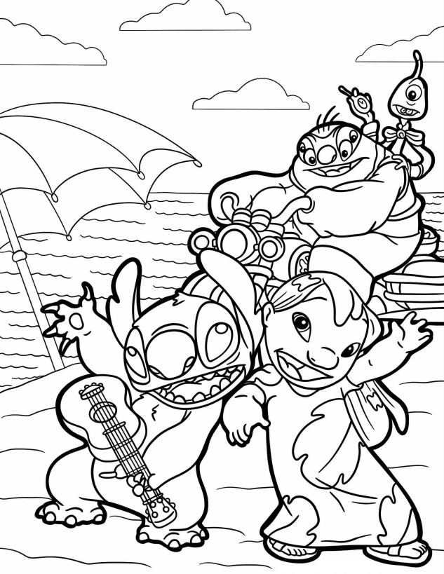 Aloha com Lilo e Stitch