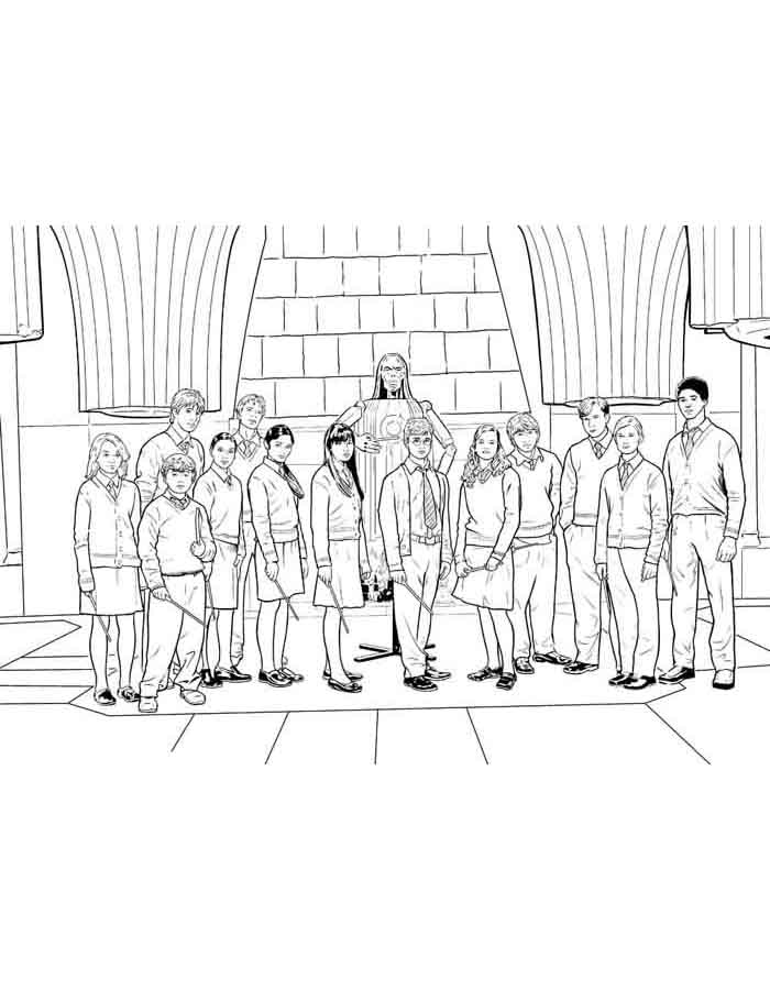 Alunos de Hogwarts Preparados para a Magia