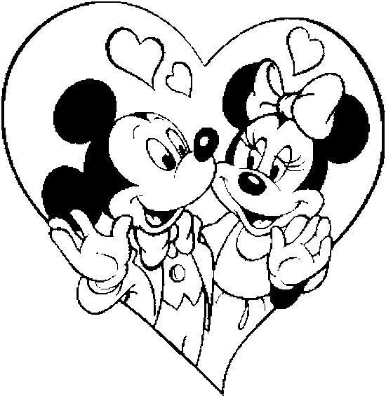 Amor Disney: Mickey e Minnie em Cores