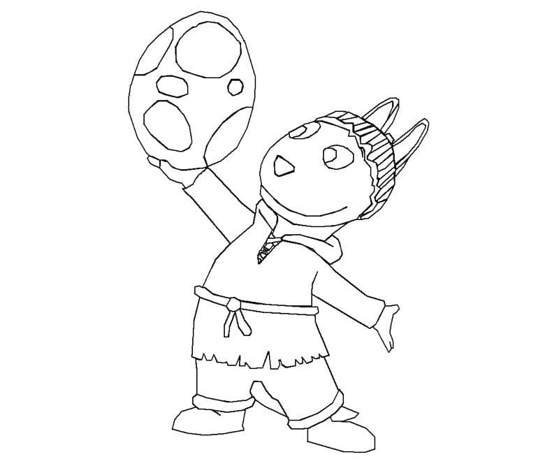 Animada Aventura com Personagem Desconhecido