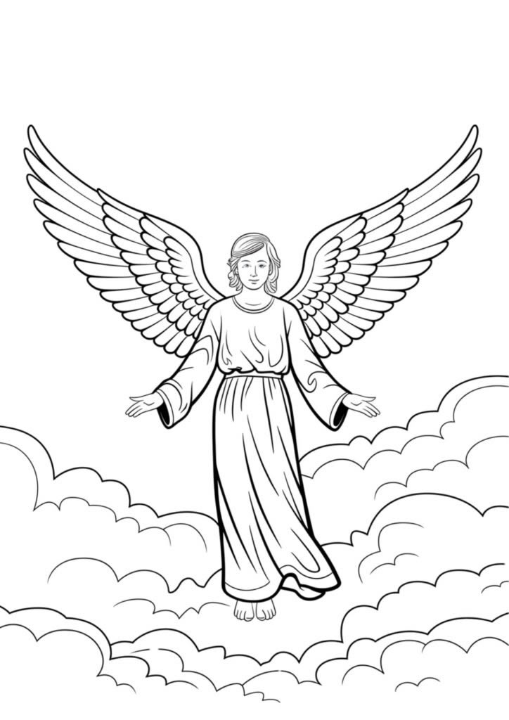Anjo Celestial em Ascensão