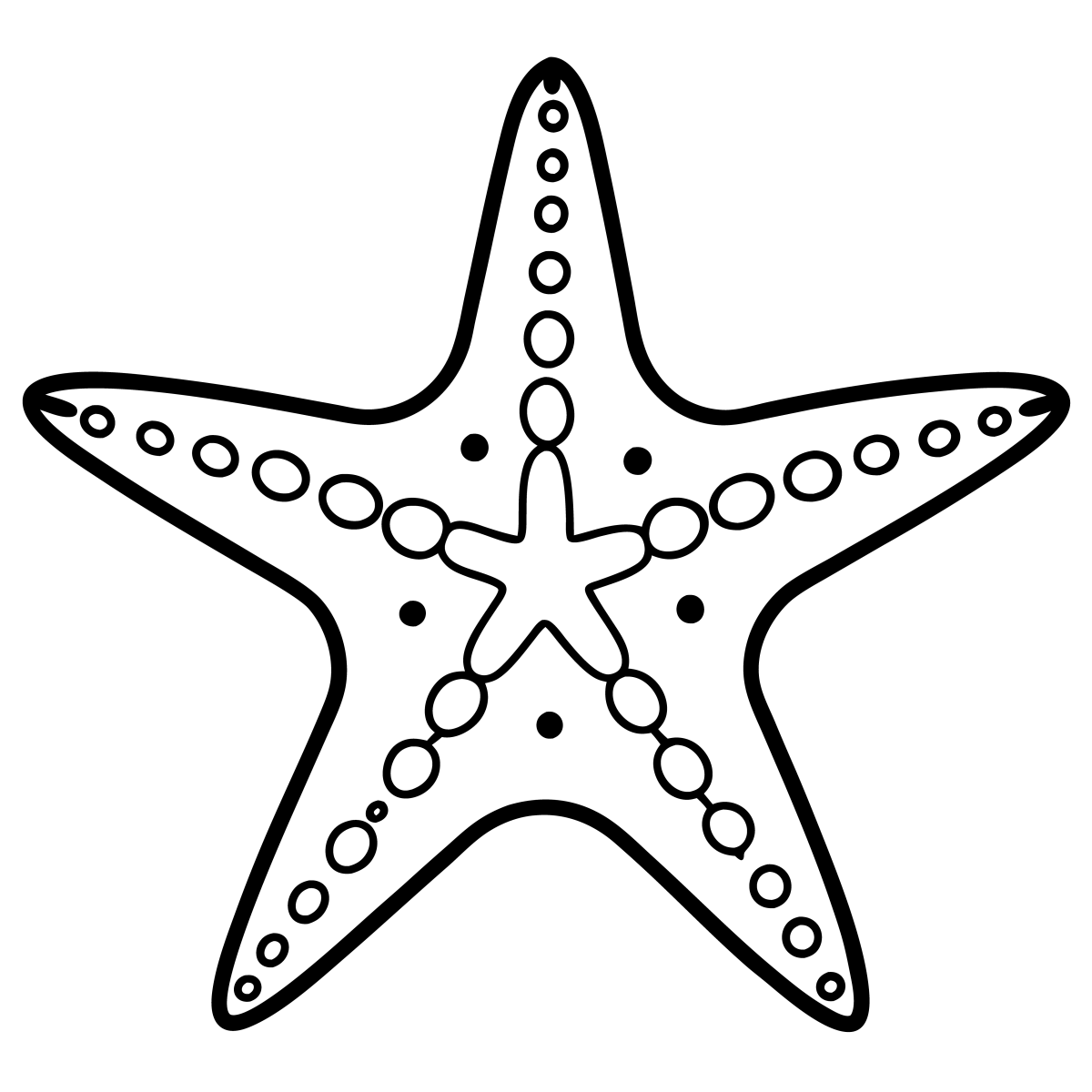 Arte de Colorir: Estrela do Mar Encantada