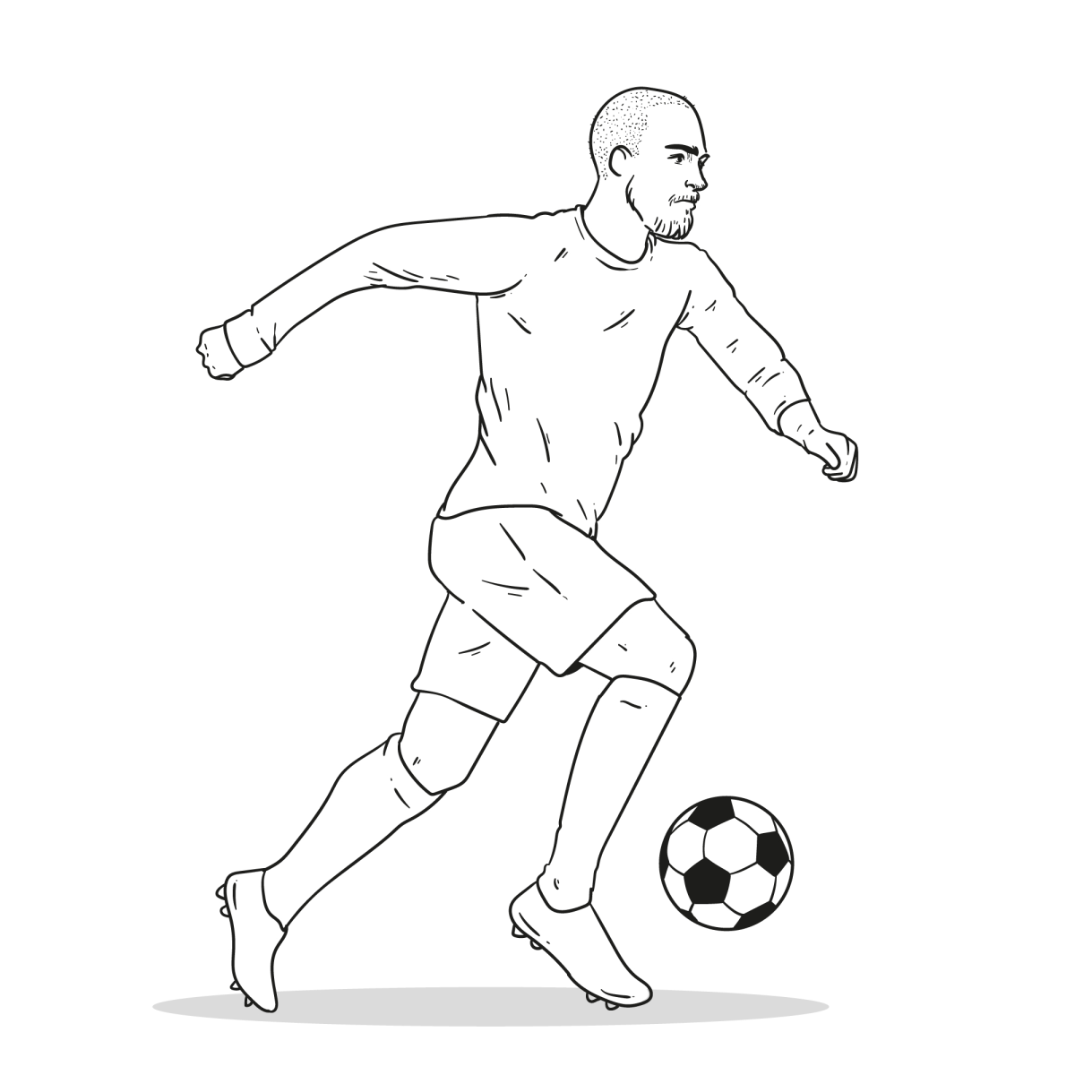 Arte de Futebol: O Jogador em Movimento