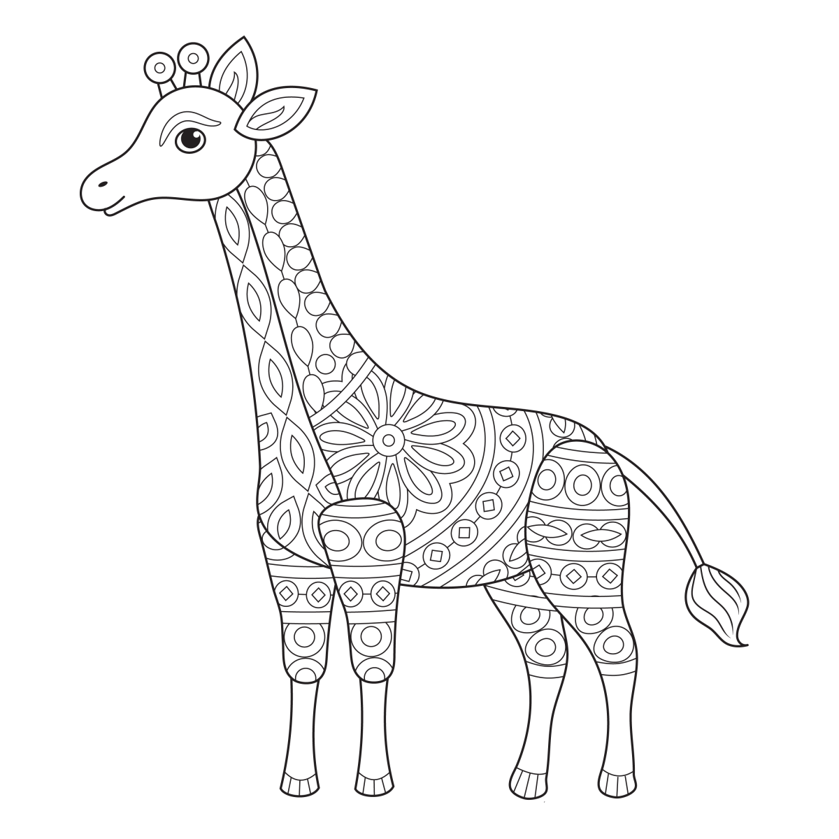 A Arte Encantadora da Girafa Mística