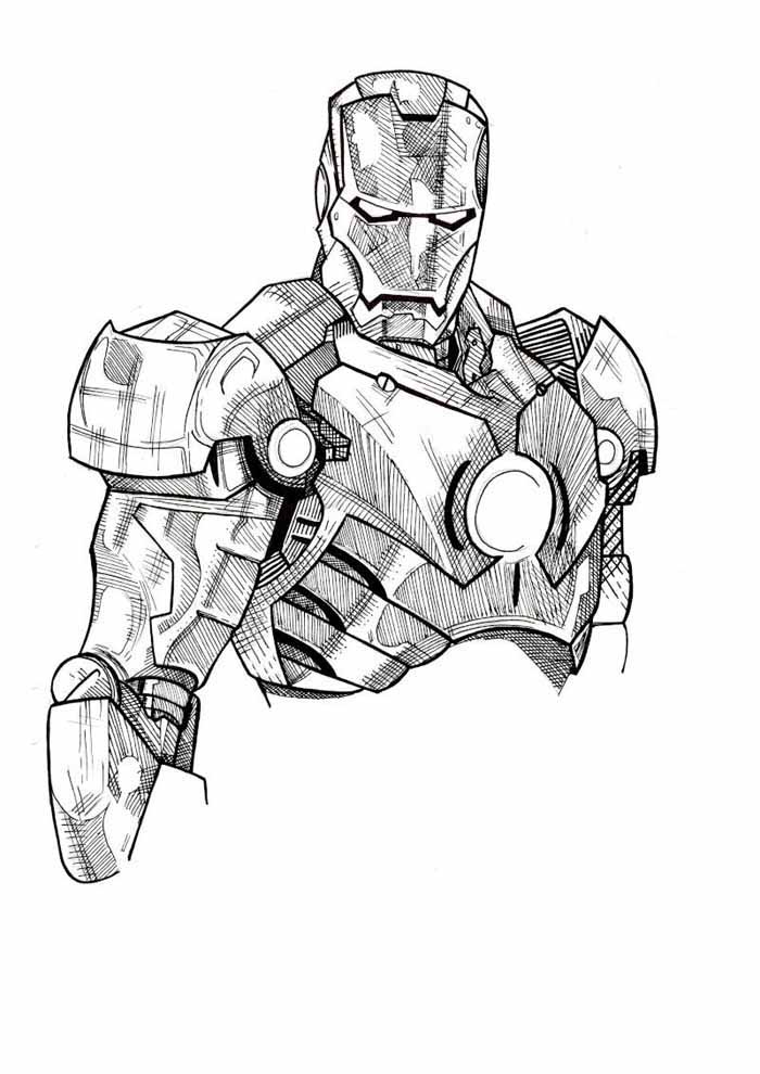 Arte Impressionante do Homem de Ferro