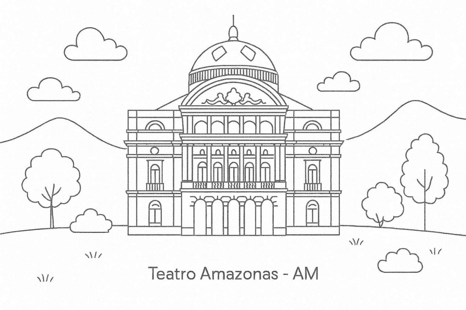 Arte Incrível do Teatro Amazonas
