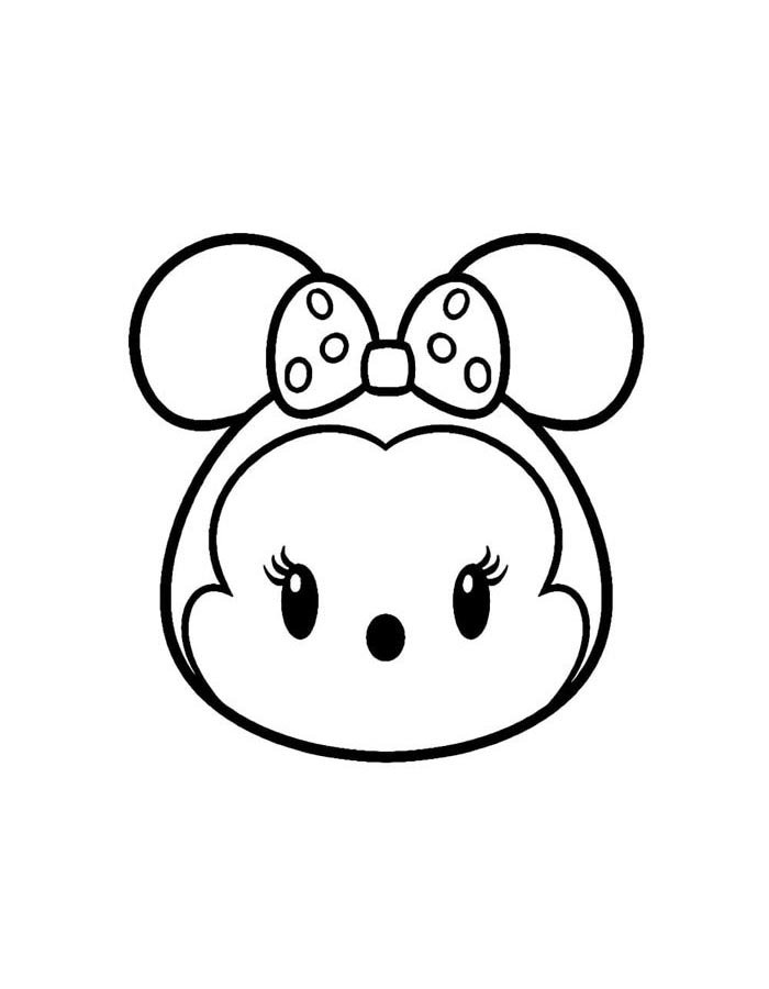 Encantadora Arte de Minnie em Estilo Kawaii