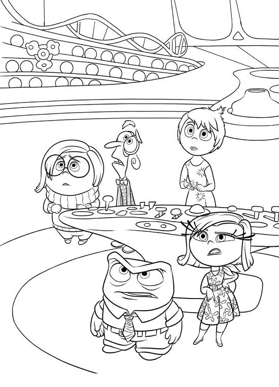 As Emoções de Inside Out na Sala de Controle