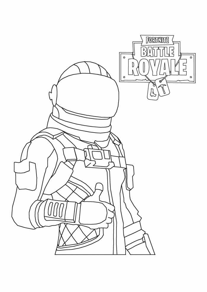 Astronauta de Fortnite Pronto para Batalha