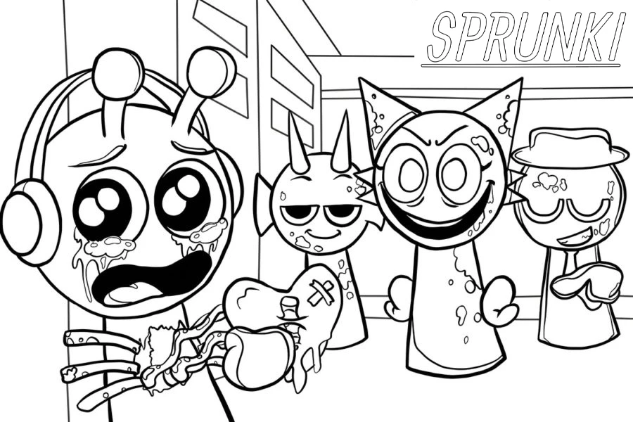 Aventura Alienígena no Mundo de Sprunki