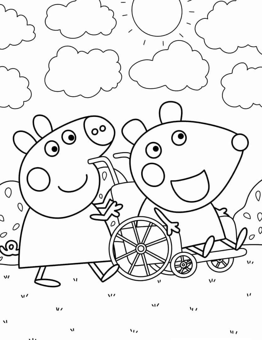Aventura Amigável de Peppa e Pedro