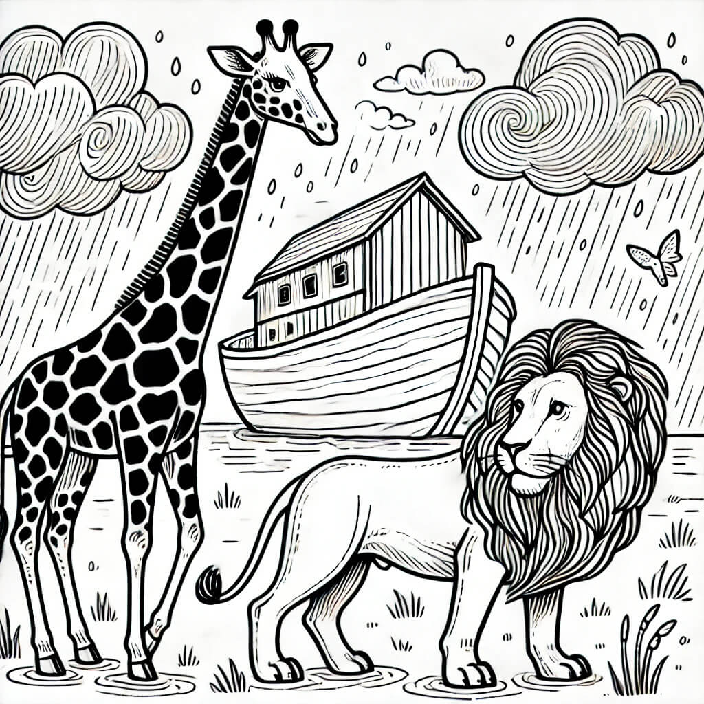 Aventura na Arca: Girafas e Leões