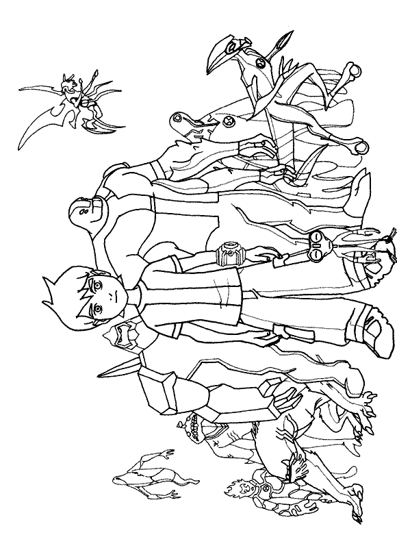 Aventura Intergaláctica com Ben 10 e seus Aliens