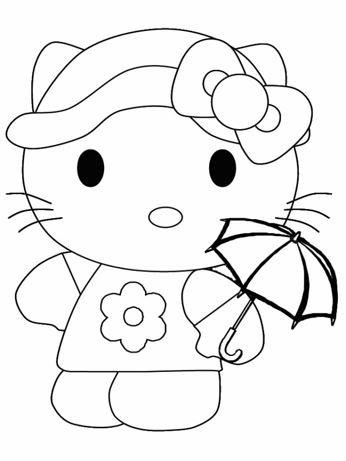 Aventura Chuvosa com Hello Kitty