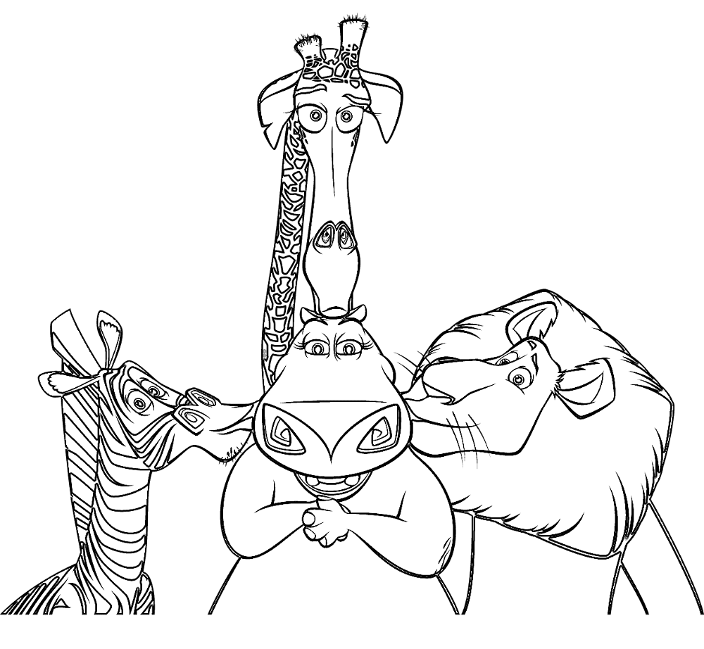 Aventura Colorida com Amigos de Madagascar