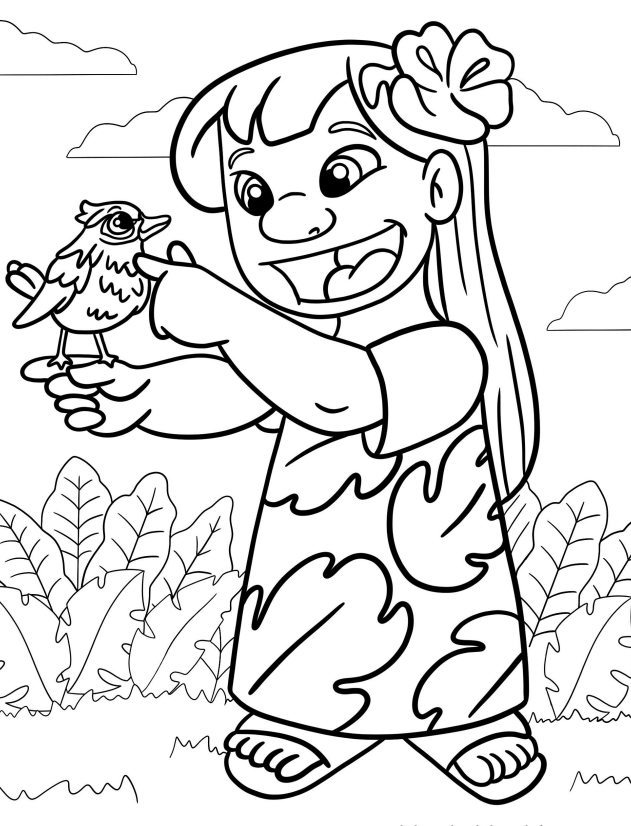 Aventura Colorida com Lilo no Paraíso