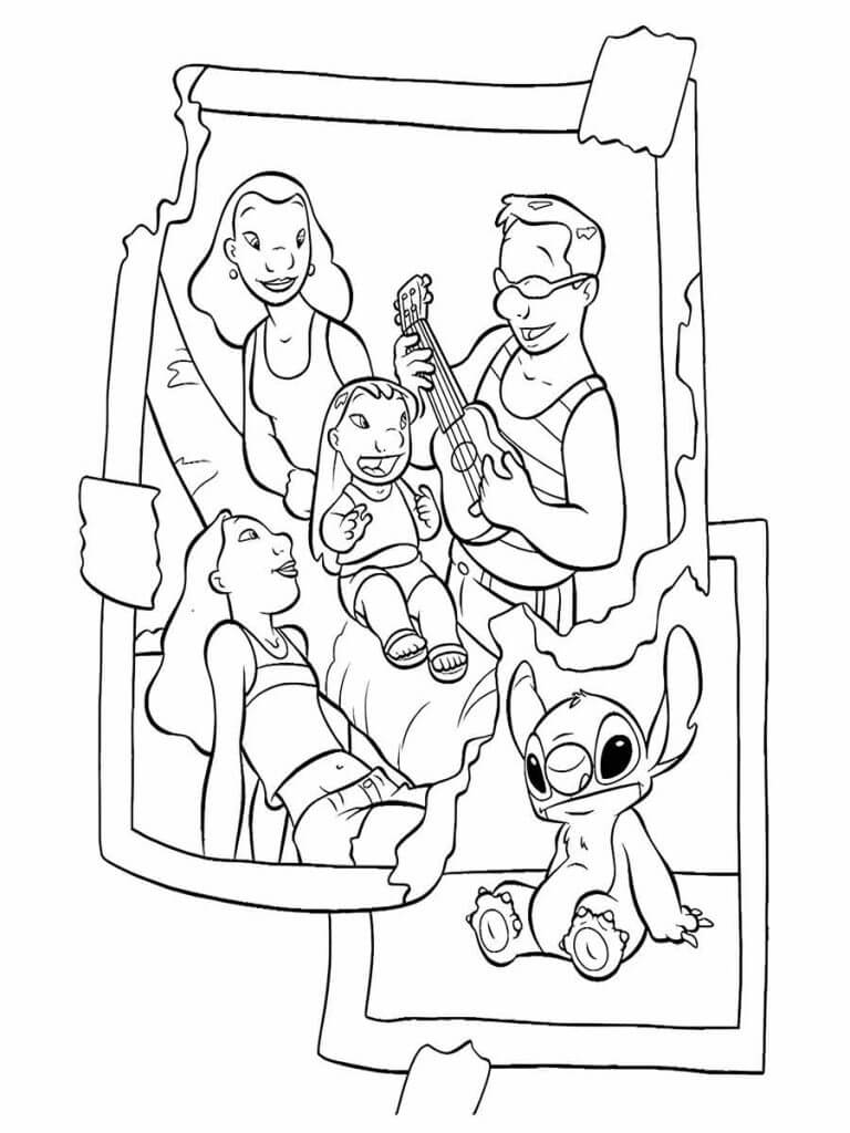 Aventura Colorida com Stitch e a Ohana