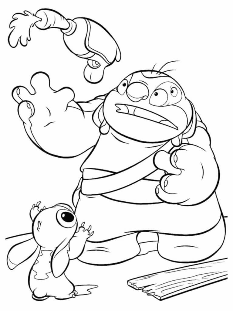 Aventura Colorida com Stitch e Pleakley