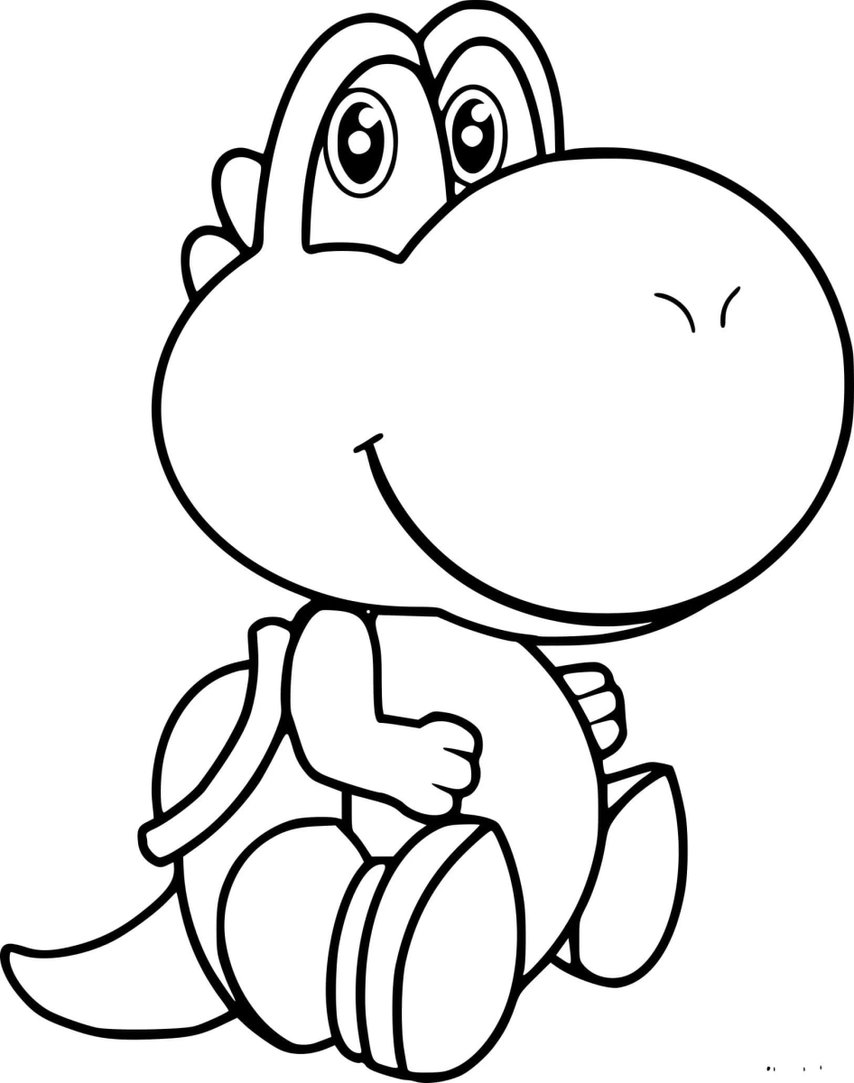 Aventura Colorida com Yoshi Bebê