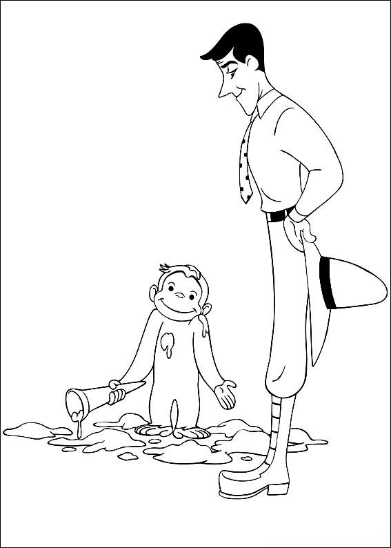 Aventura Colorida de George com o Homem do Chapéu Amarelo