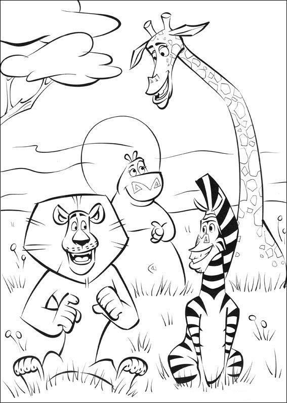 Aventura Colorida com os Amigos de Madagascar