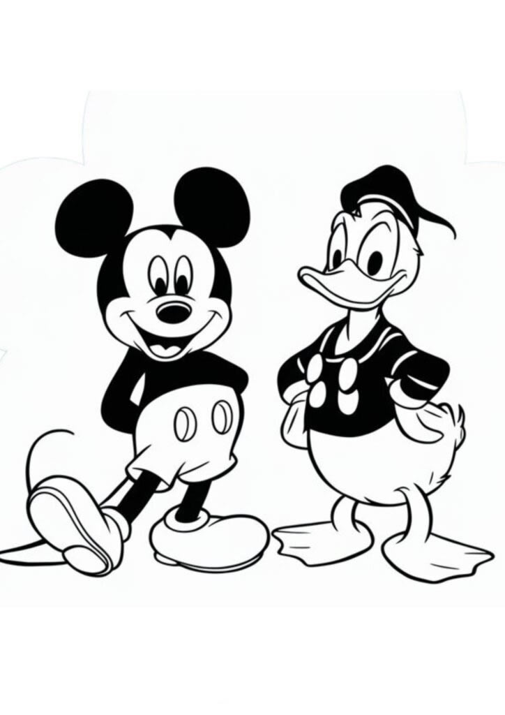 Aventura Colorida com Mickey e Donald