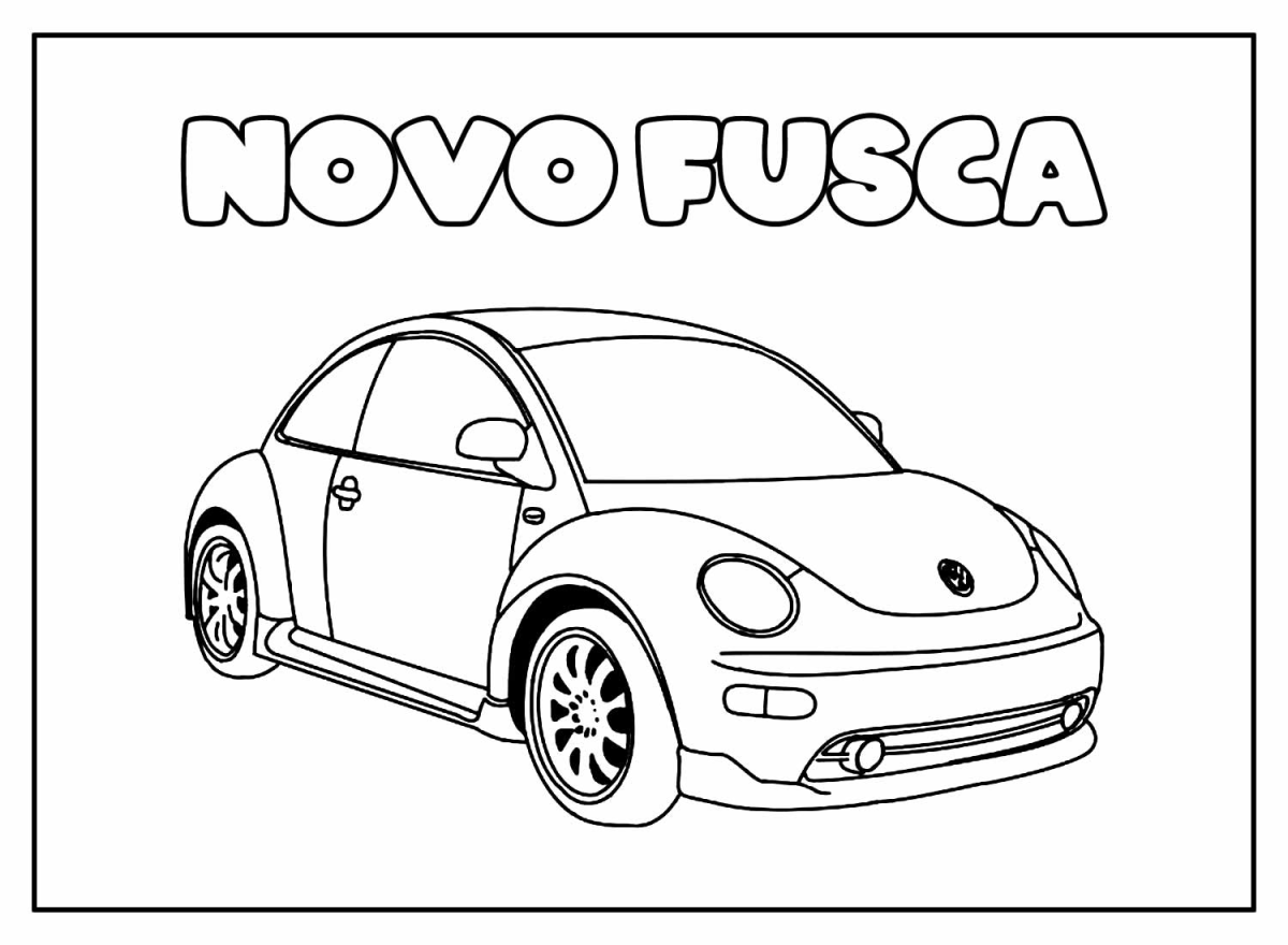 Aventura Colorida com o Novo Fusca