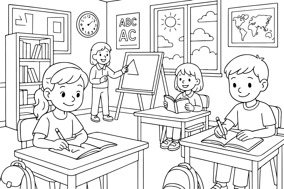 Aventura Colorida na Sala de Aula