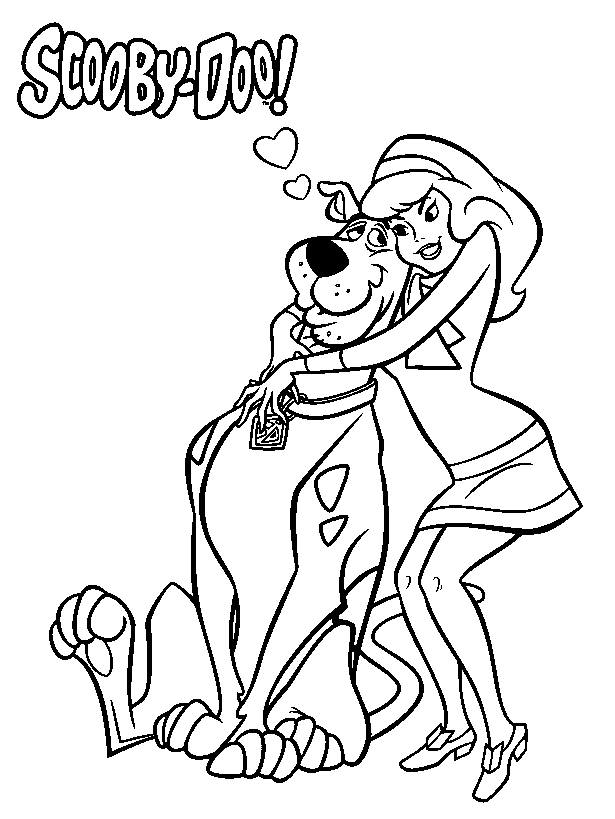 Aventura Colorida com Scooby-Doo e Daphne