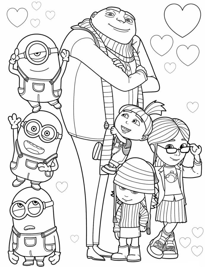Aventura de Colorir com Gru e os Minions