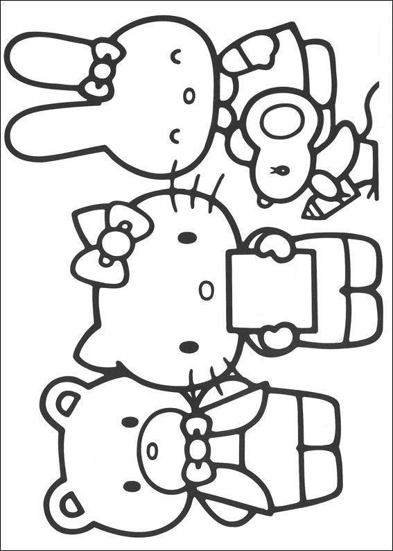 Aventura de Colorir com Hello Kitty e Amigos