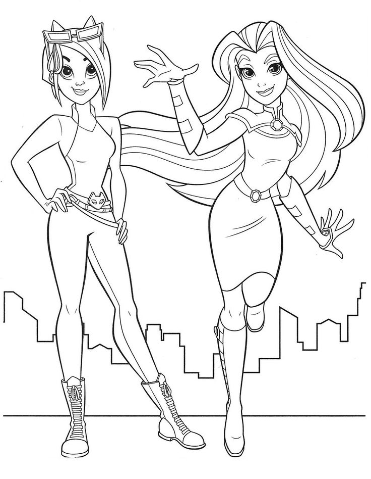 Aventura para Colorir com as Heroínas dos Jovens Titãs