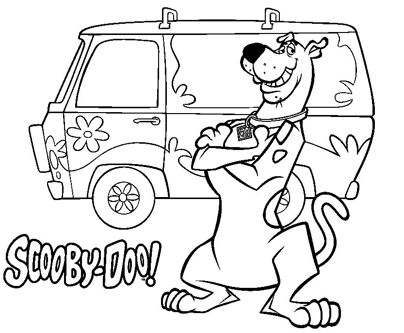 Aventura de Colorir com Scooby-Doo!