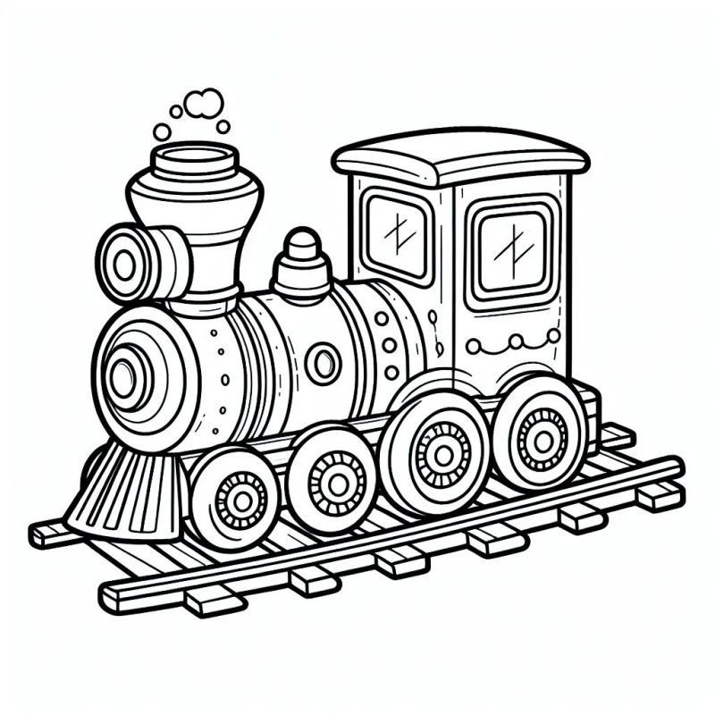 Aventura de Colorir: O Trem Encantado