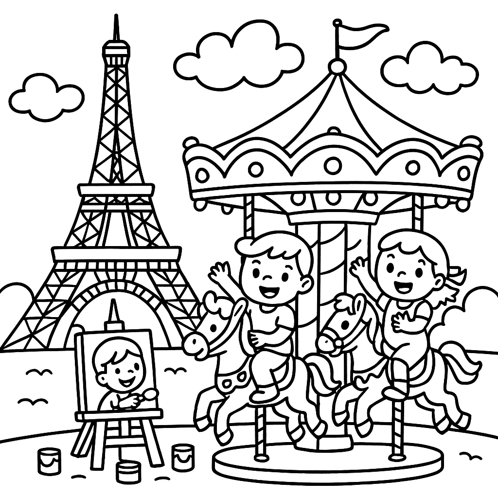 Aventura de Carrossel em Paris
